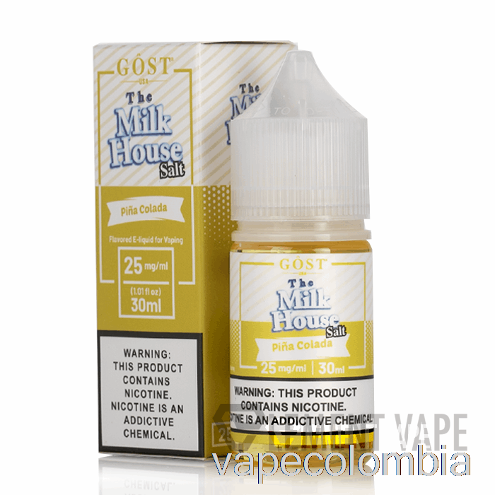 Vape Recargable Sales De Piña Colada - The Milk House - Gost Vapor - 30ml 50mg